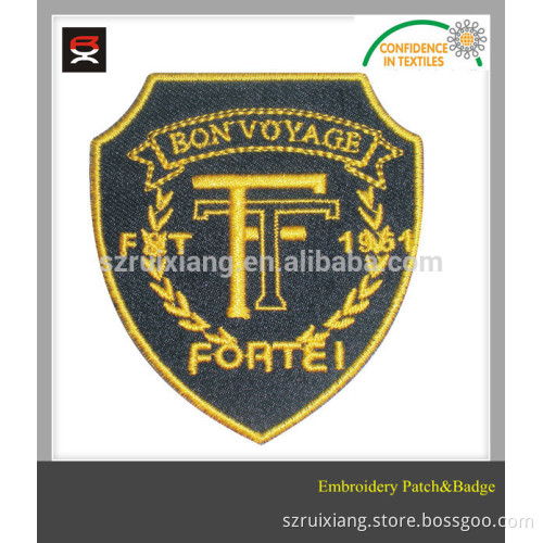 Custom Oxford Fabric Embroidery Patch Embroidered Badge